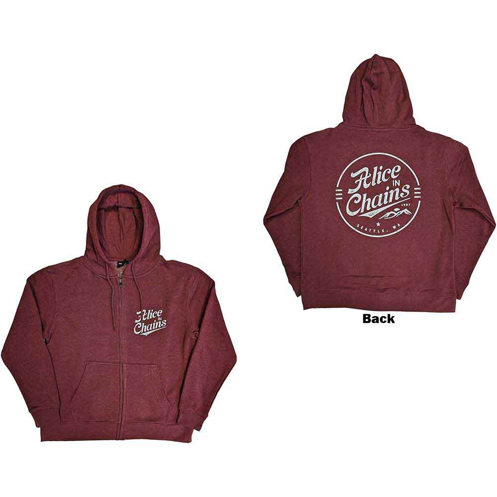 Alice In Chains - Circle Emblem - Sweatshirt Red
