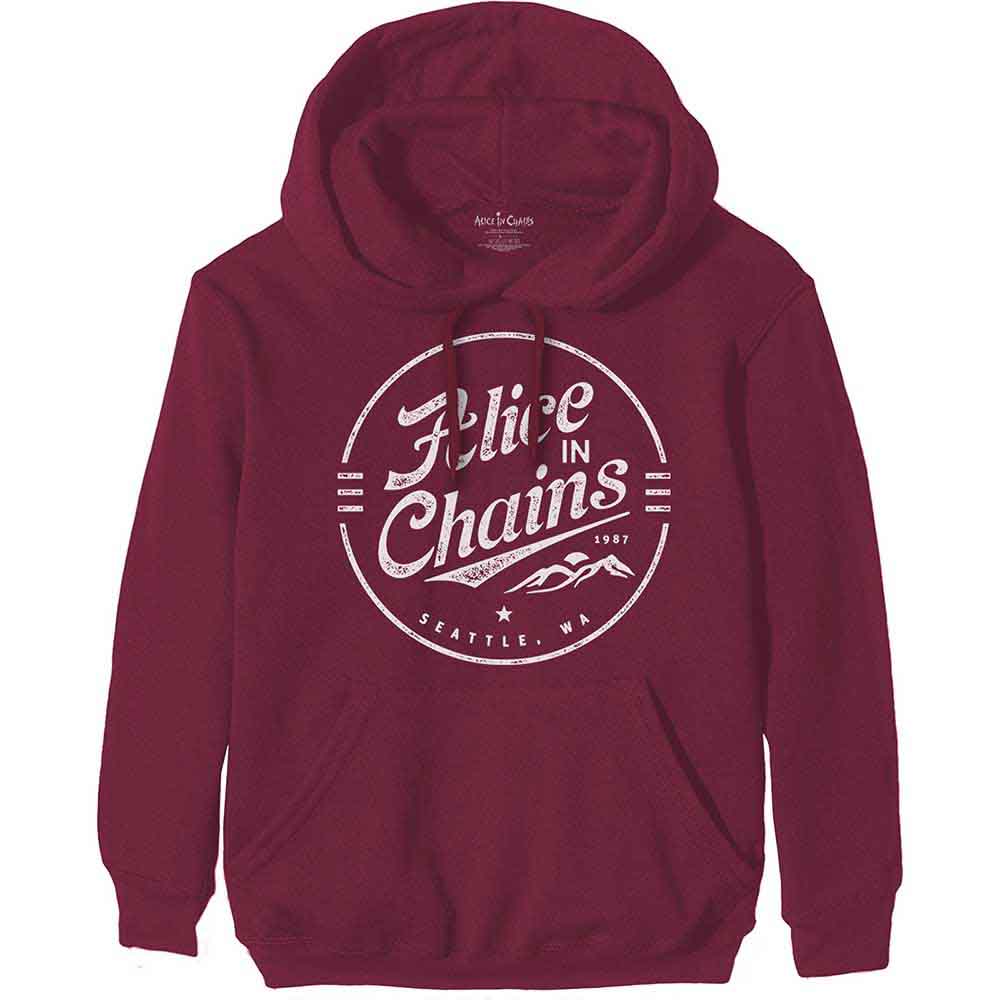 Alice In Chains - Circle Emblem - Sweatshirt Red