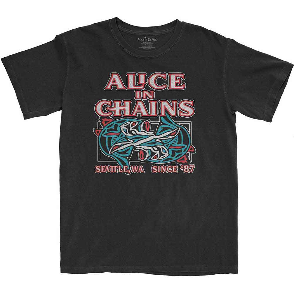 Alice In Chains - Totem Fish - T-Shirt Black