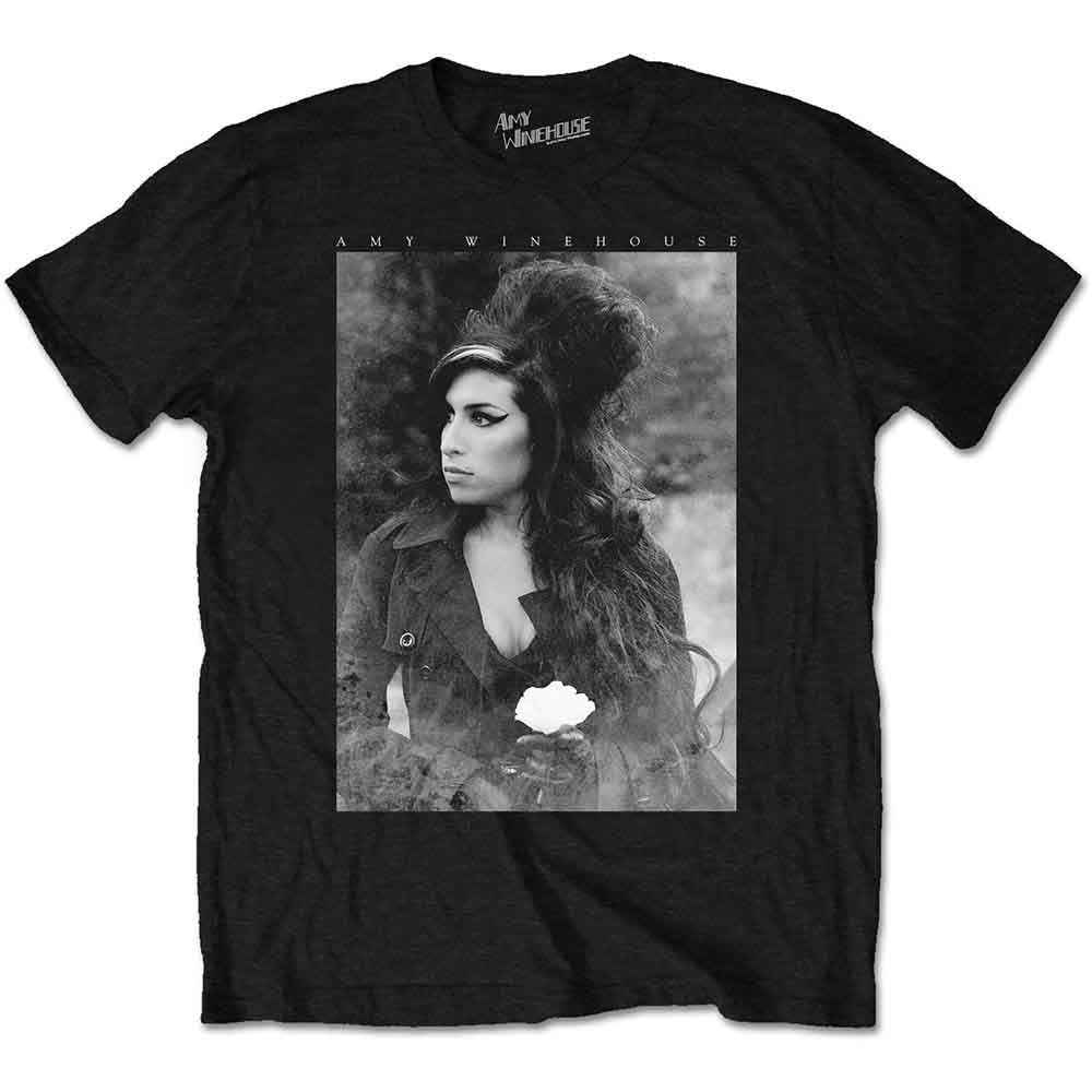 Amy Winehouse - Flower Portrait - T-Shirt