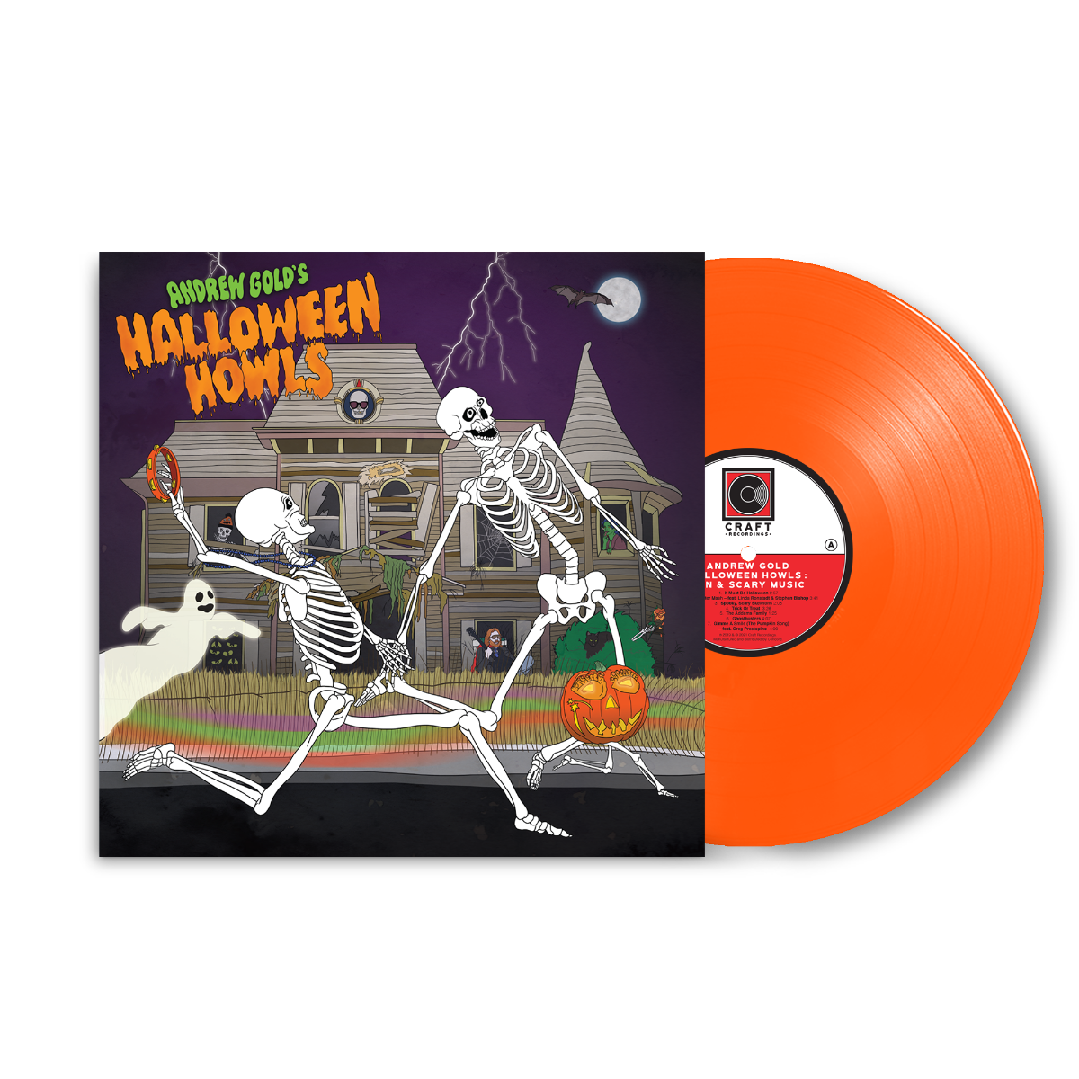 Andrew Gold - Halloween Howls: Fun & Scary Music (Limited Edition, Colored Vinyl, Orange) - Vinyl