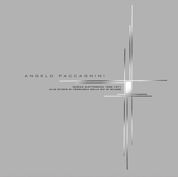 Angelo Paccagnini - Musica Elettronica 1969-1971 Allo Studio Di Fonologia Della Rai Di Milano - Vinyl