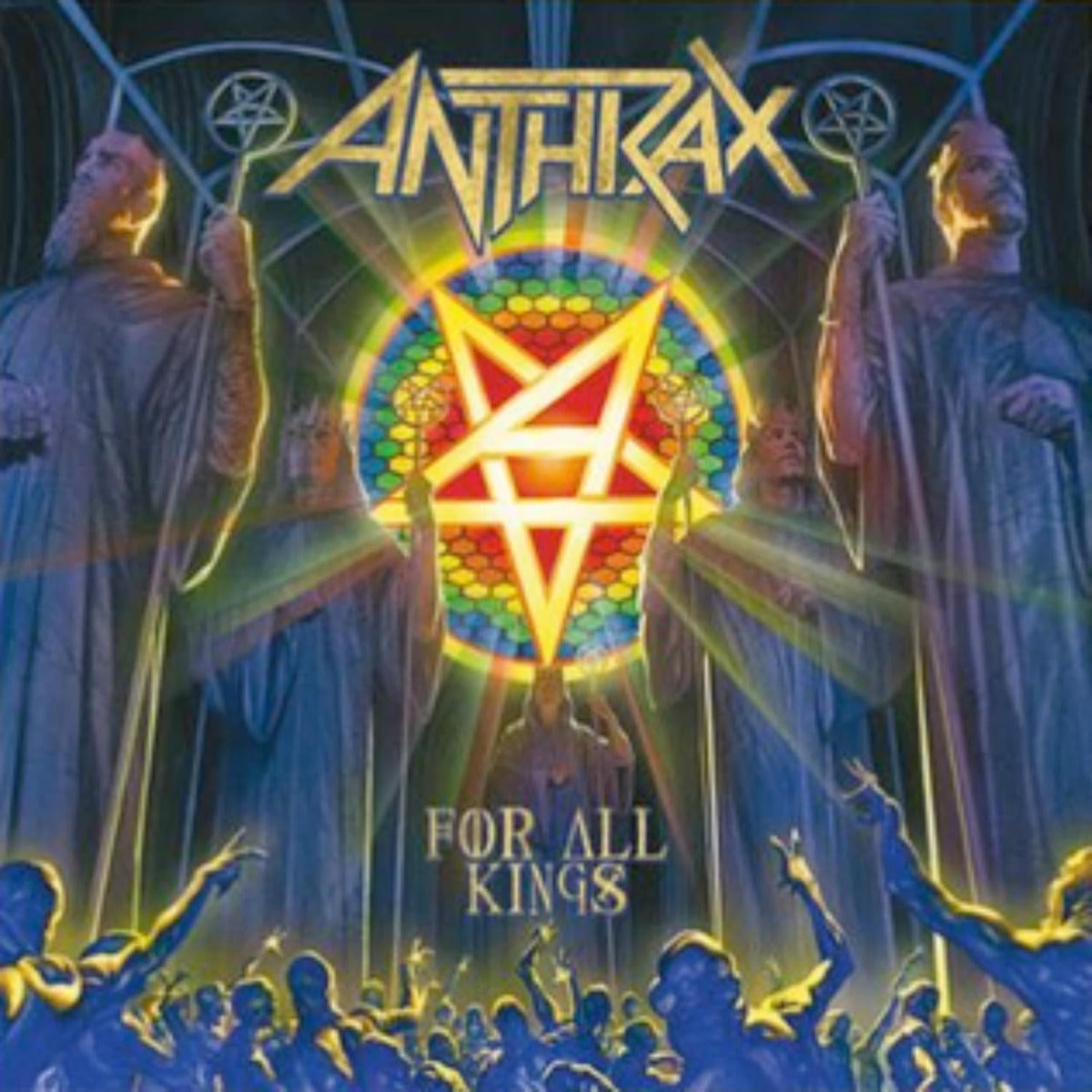 Anthrax - For All Kings (Clear Vinyl, Blue, Yellow, Limited Edition, Splatter) ( 2 Lp's) - Vinyl