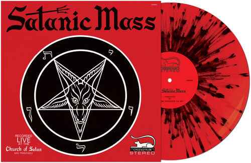 Anton Lavey - Satanic Mass - RED/ BLACK SPLATTER - Vinyl
