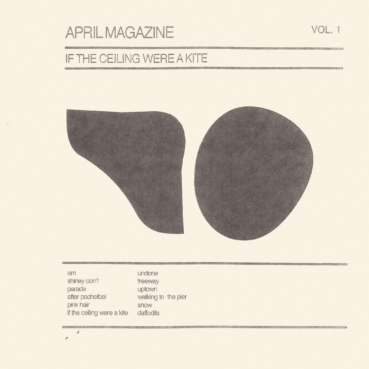 April Magazine - If The Ceiling Were A Kite: Vol. 1 - Vinyl