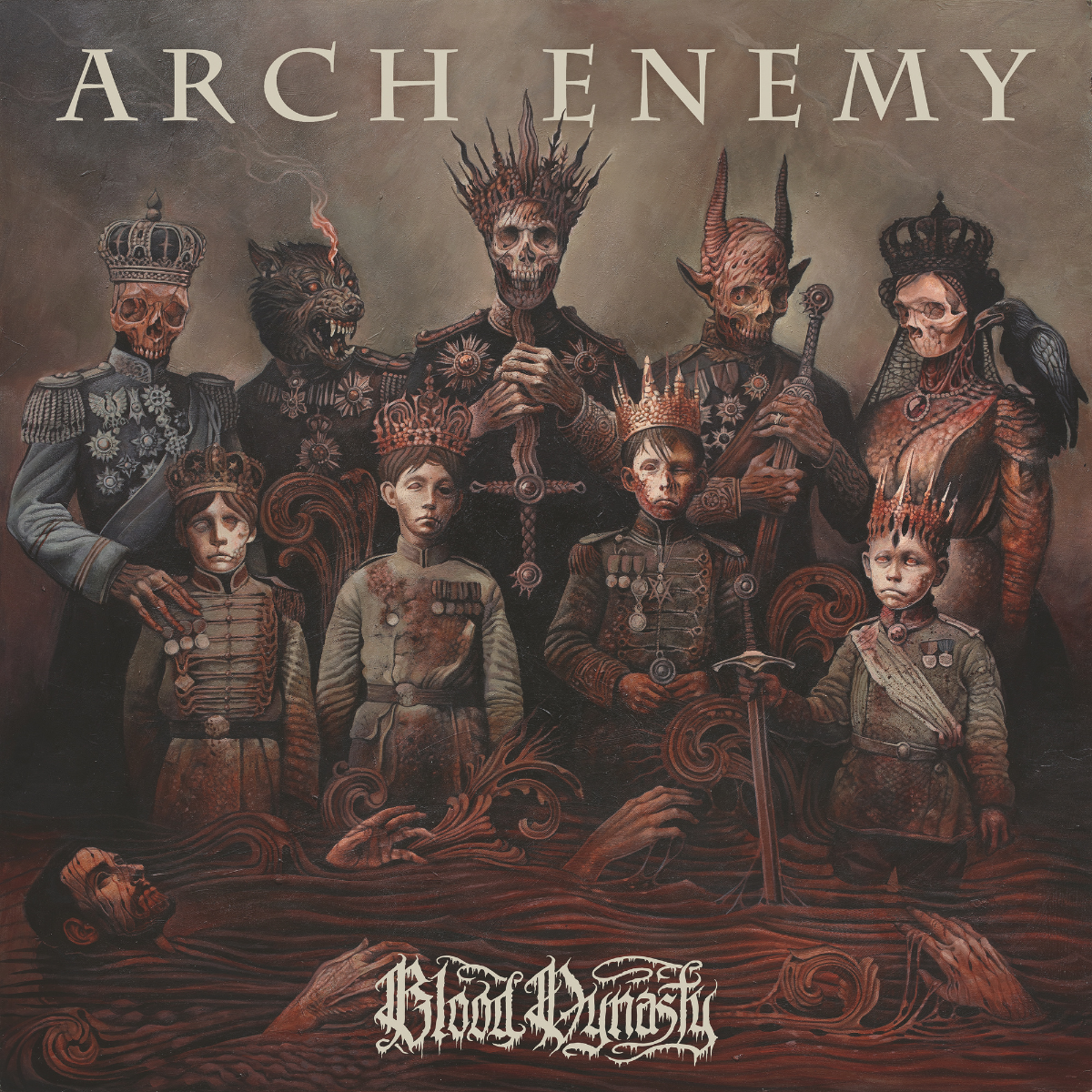 Arch Enemy - Blood Dynasty (180 Gram "Black Ice" Colored Vinyl, Booklet) - Vinyl