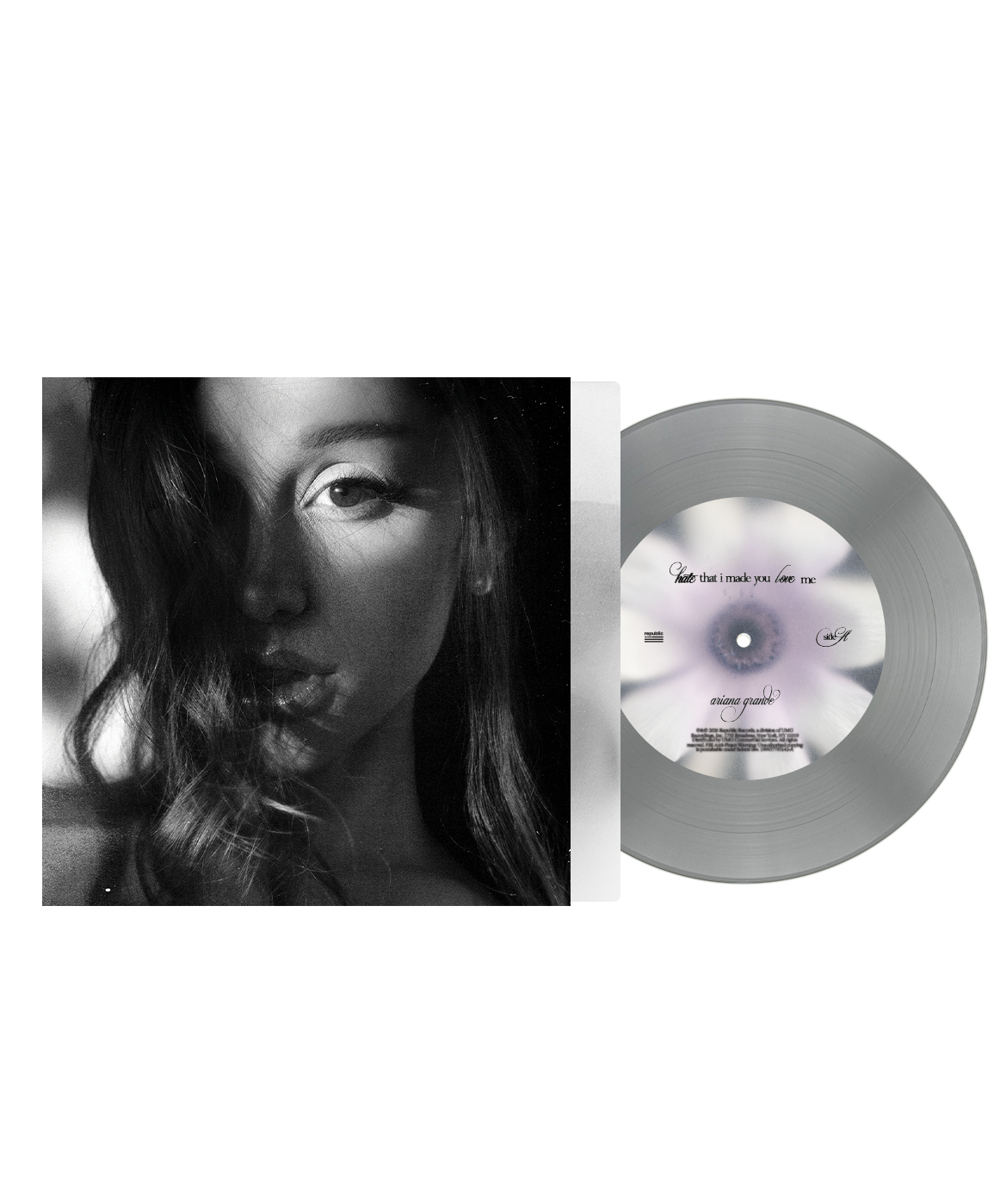 Ariana Grande - Hate That I Made You Love Me [Fluffy Tail Gray 7" Single] - Vinyl