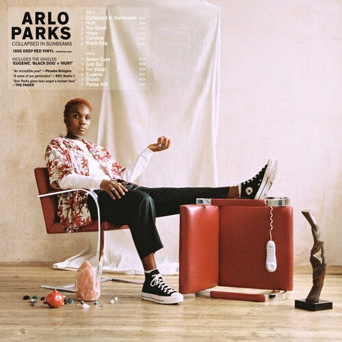 Arlo Parks - Collapsed In Sunbeams (Deep Red Vinyl) (Colored Vinyl, Poster) - Vinyl
