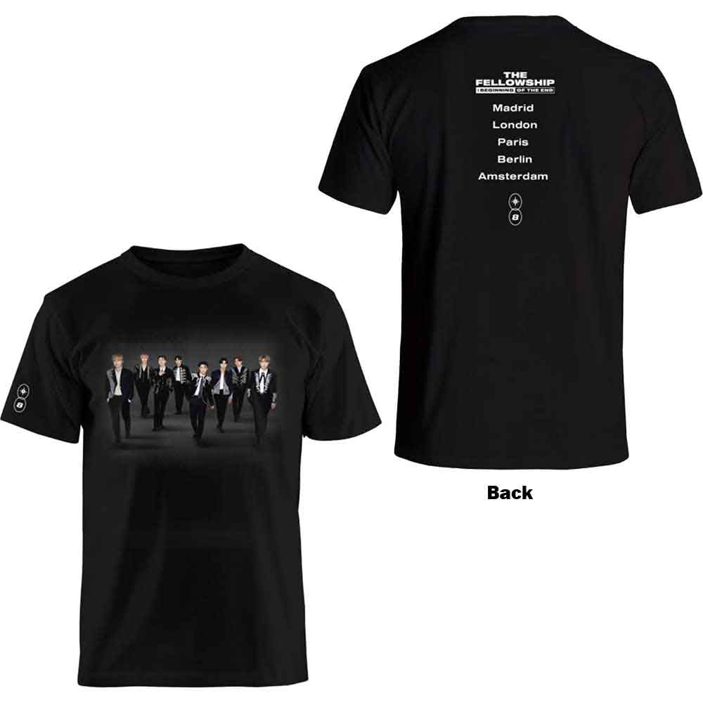 ATEEZ - Fellowship Tour Euro Photo - T-Shirt Black
