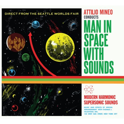 Attilio Mineo - Man In Space With Sounds (GREEN & YELLOW SWIRL VINYL) - Vinyl