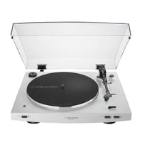Audio-Technica - AT-LP3XBT WHITE (Automatic Belt-Drive Turntable (Wireless Blu-tooth & Analog)) - Turntables