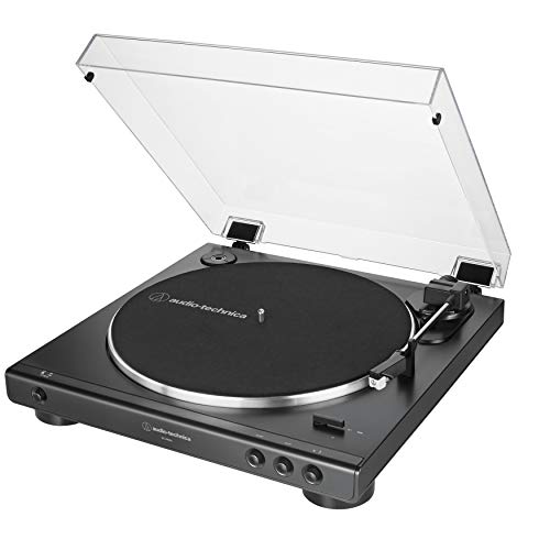 Audio-Technica - AT-LP60X-BK Fully Automatic Belt-Drive Stereo Turntable, Black - Turntables