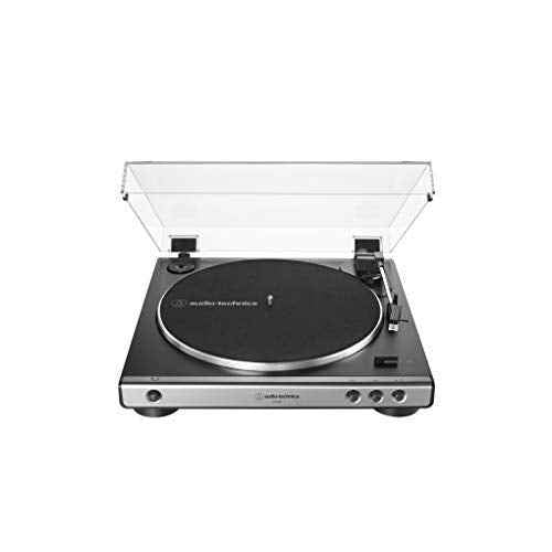 Audio-Technica - AT-LP60X Fully Automatic Belt-Drive Stereo Turntable (Gunmetal Black) - Turntables