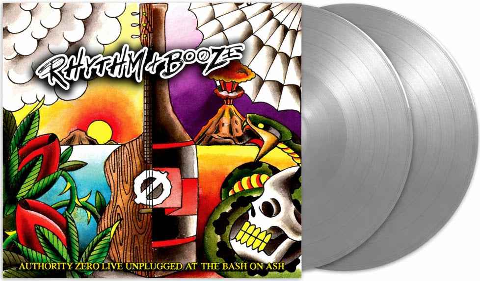 Authority Zero - Rhythm + Booze - Live (Indie Exclusive) [Metallic Gray Vinyl] [2Lp] - Vinyl