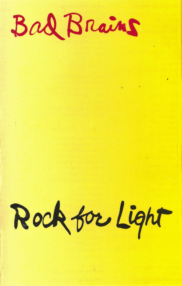 Bad Brains - Rock For Light (Yellow Cassette) - Cassette