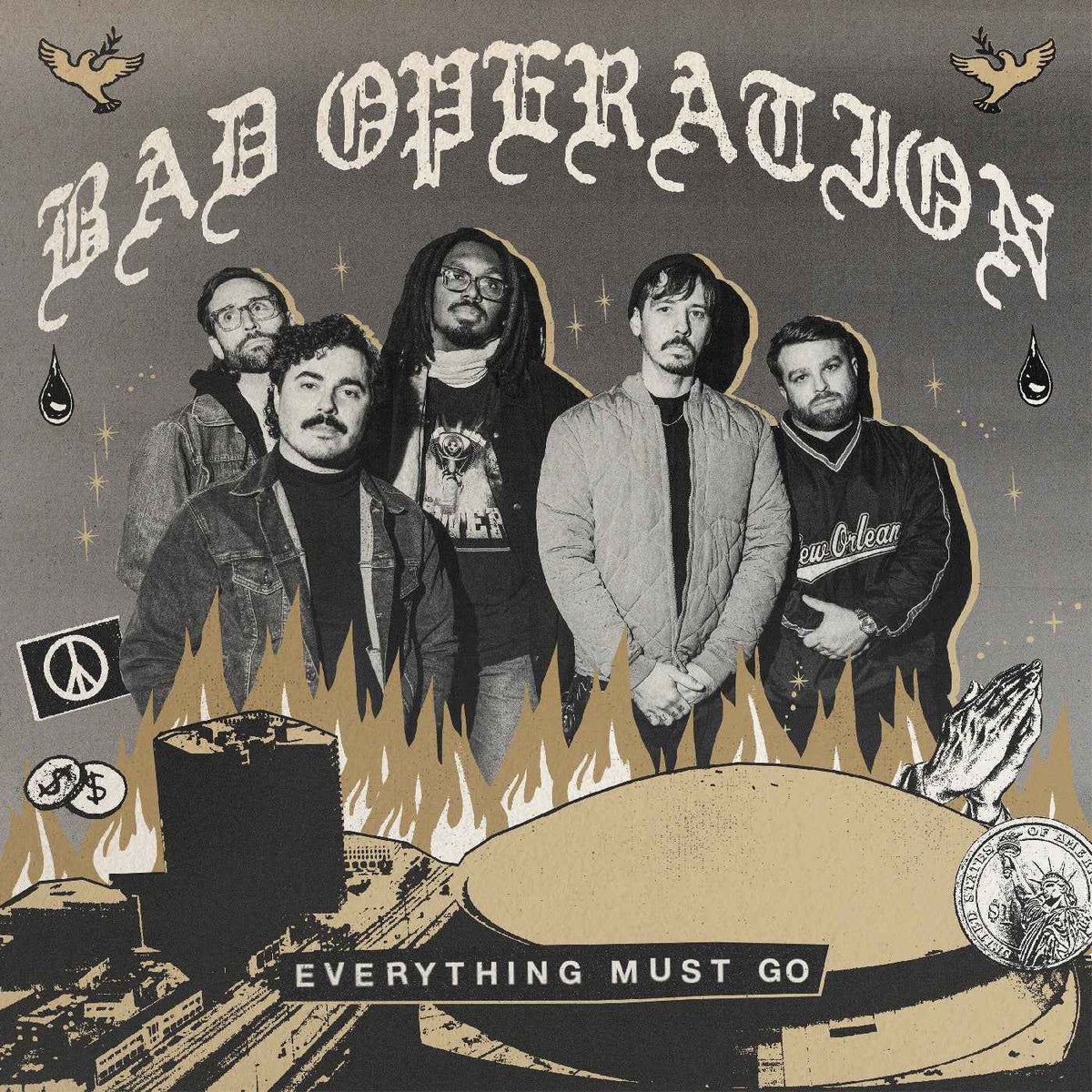 Bad Operation - Everything Must Go (Gold Vinyl) - Vinyl