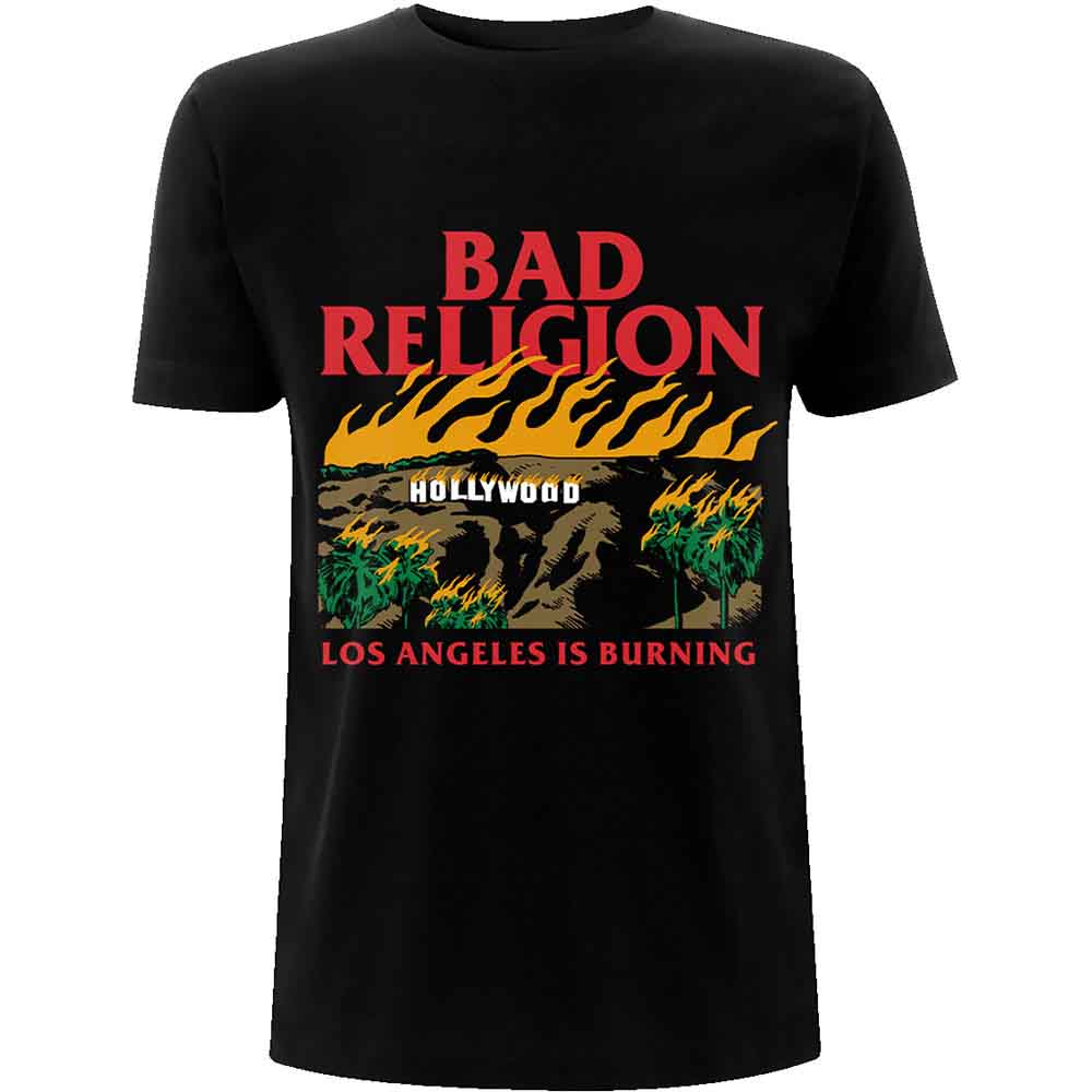 Bad Religion - Burning Black - T-Shirt Black