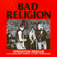 Bad Religion - Operation Rescue: Live in Düsseldorf, 1992 (Limited Edition, Red Vinyl) [Import] - Vinyl