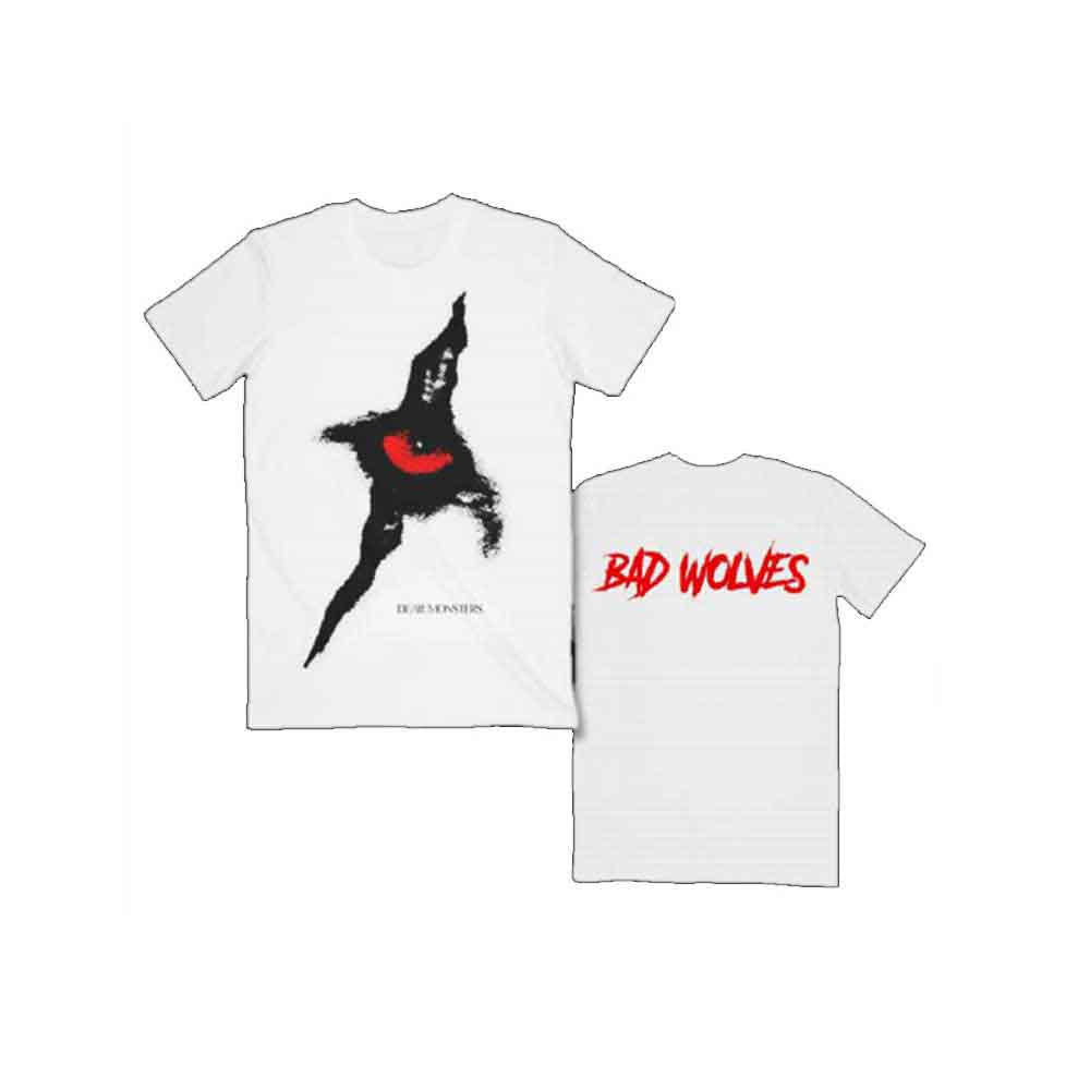 Bad Wolves - Dear Monsters Eye & Logo - T-Shirt White