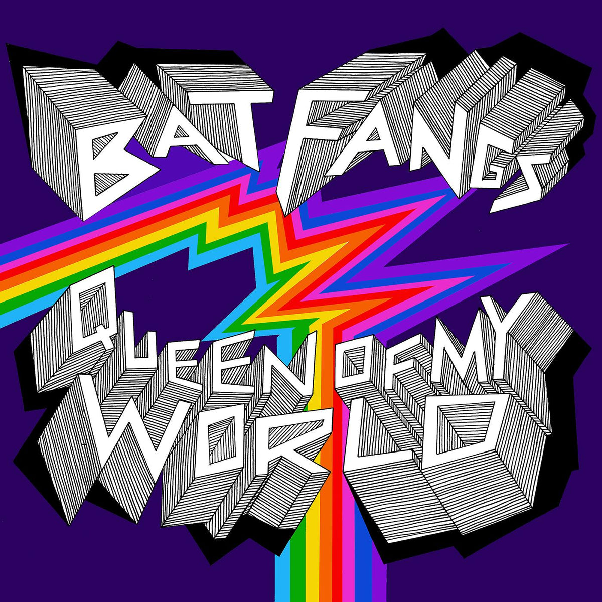 Bat Fangs - Queen Of My World (YELLOW VINYL) - Vinyl
