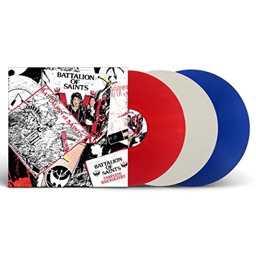 Battalion Of Saints - Complete Discography (Red, White And Blue Vinyl 3Lp) - Vinyl