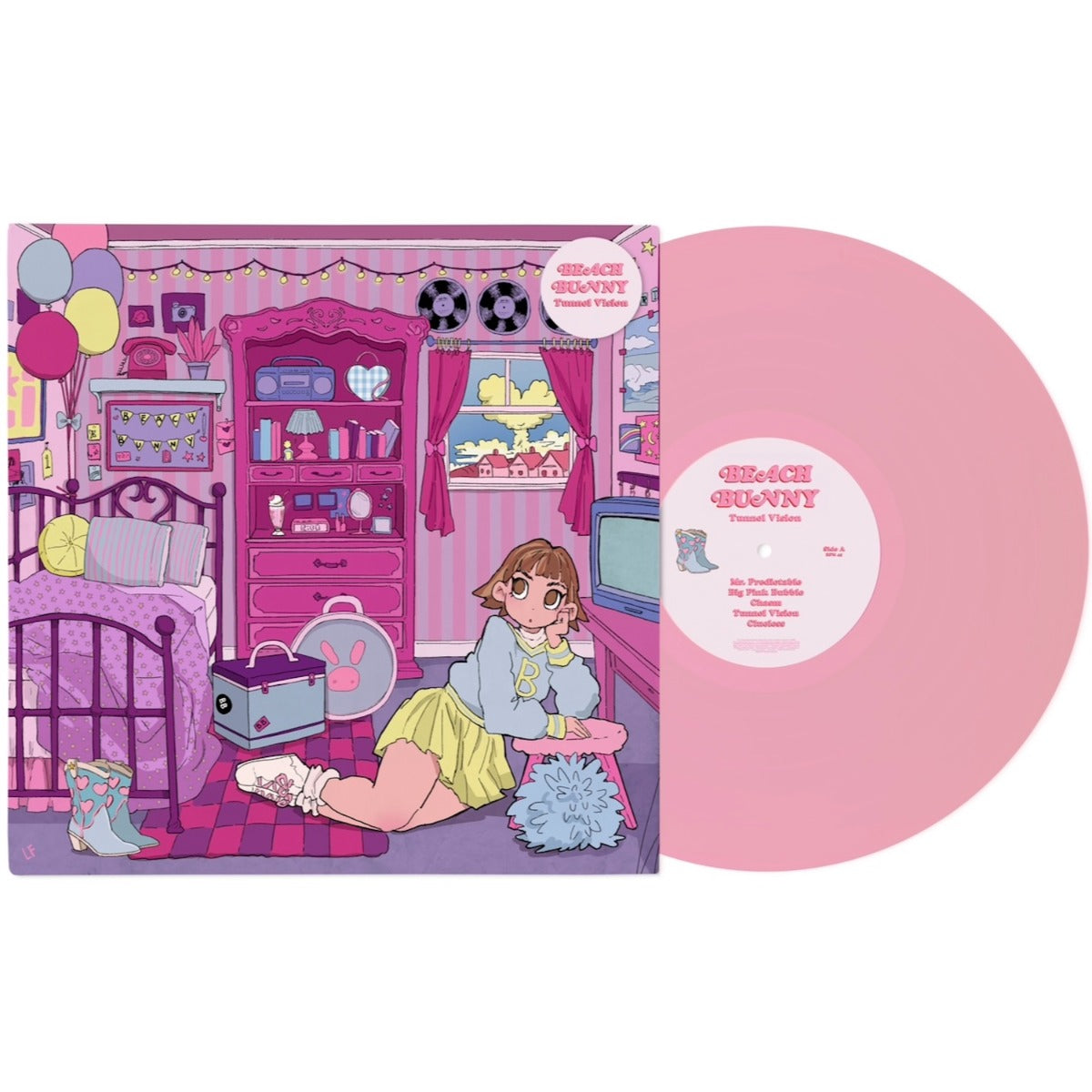Beach Bunny - Tunnel Vision (Indie Exclusive) (Baby Pink Vinyl) - Vinyl