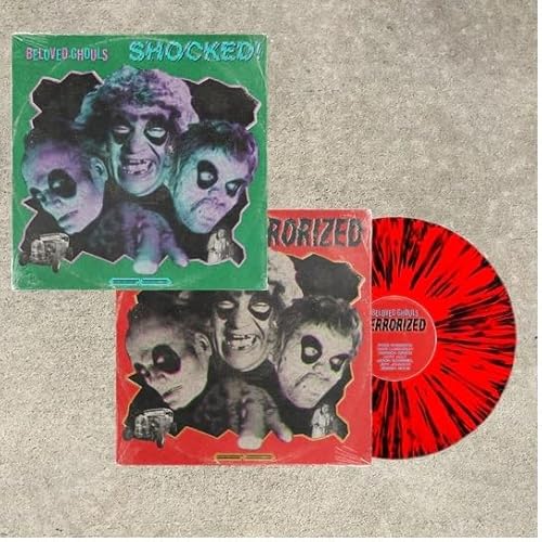 Beloved Ghouls - Terrorized/Shocked (Red W/ Black Splatter Vinyl) - Vinyl