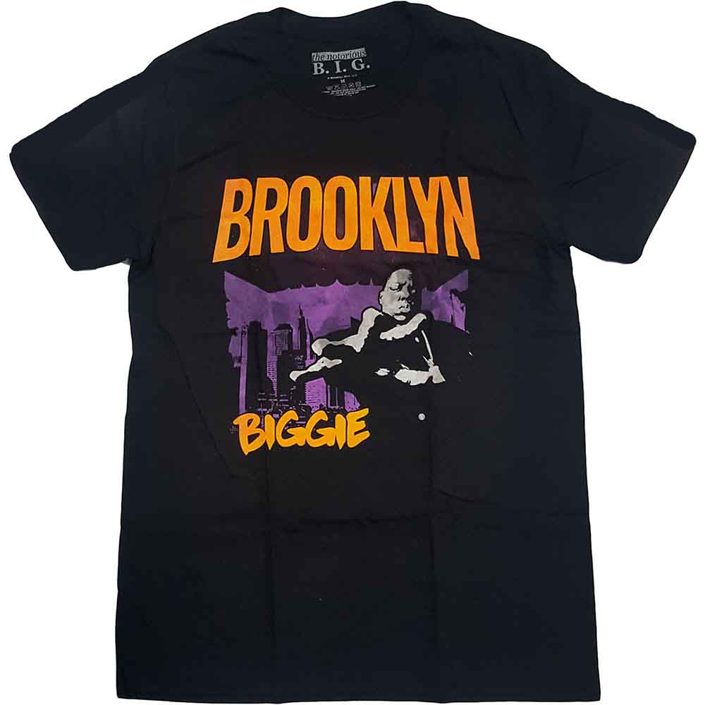 Biggie Smalls - Brooklyn Orange - T-Shirt Black