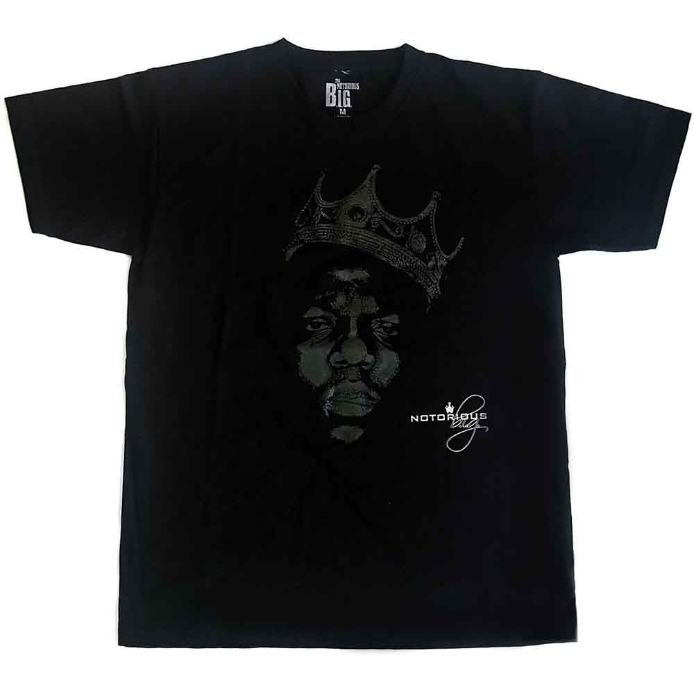 Biggie Smalls - Green Crown - T-Shirt Black