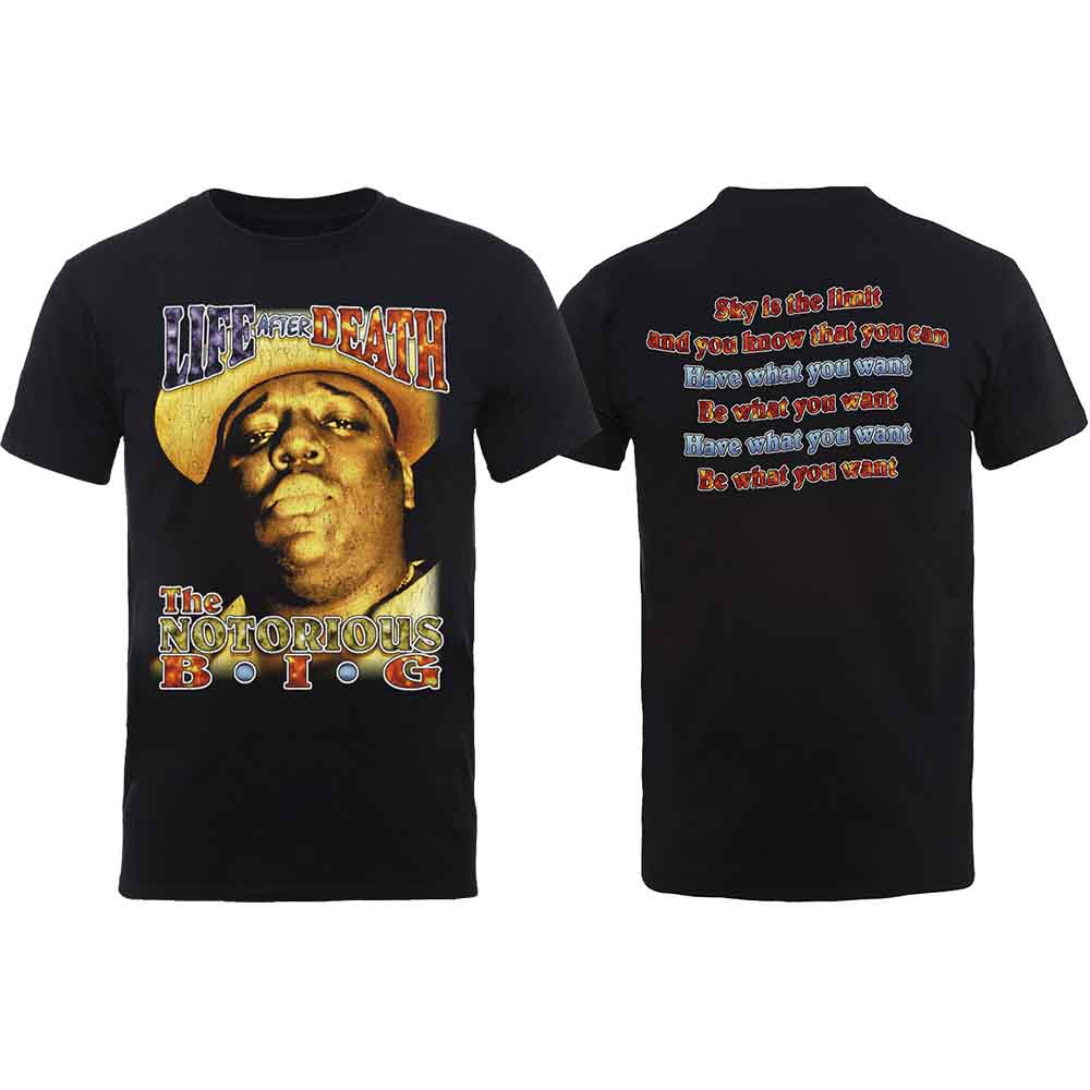 Biggie Smalls - Life After Death - T-Shirt Black