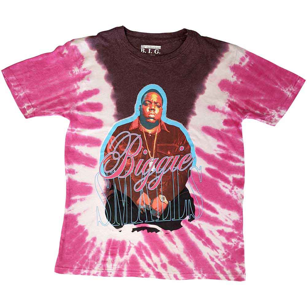 Biggie Smalls - Neon Glow - T-Shirt Pink