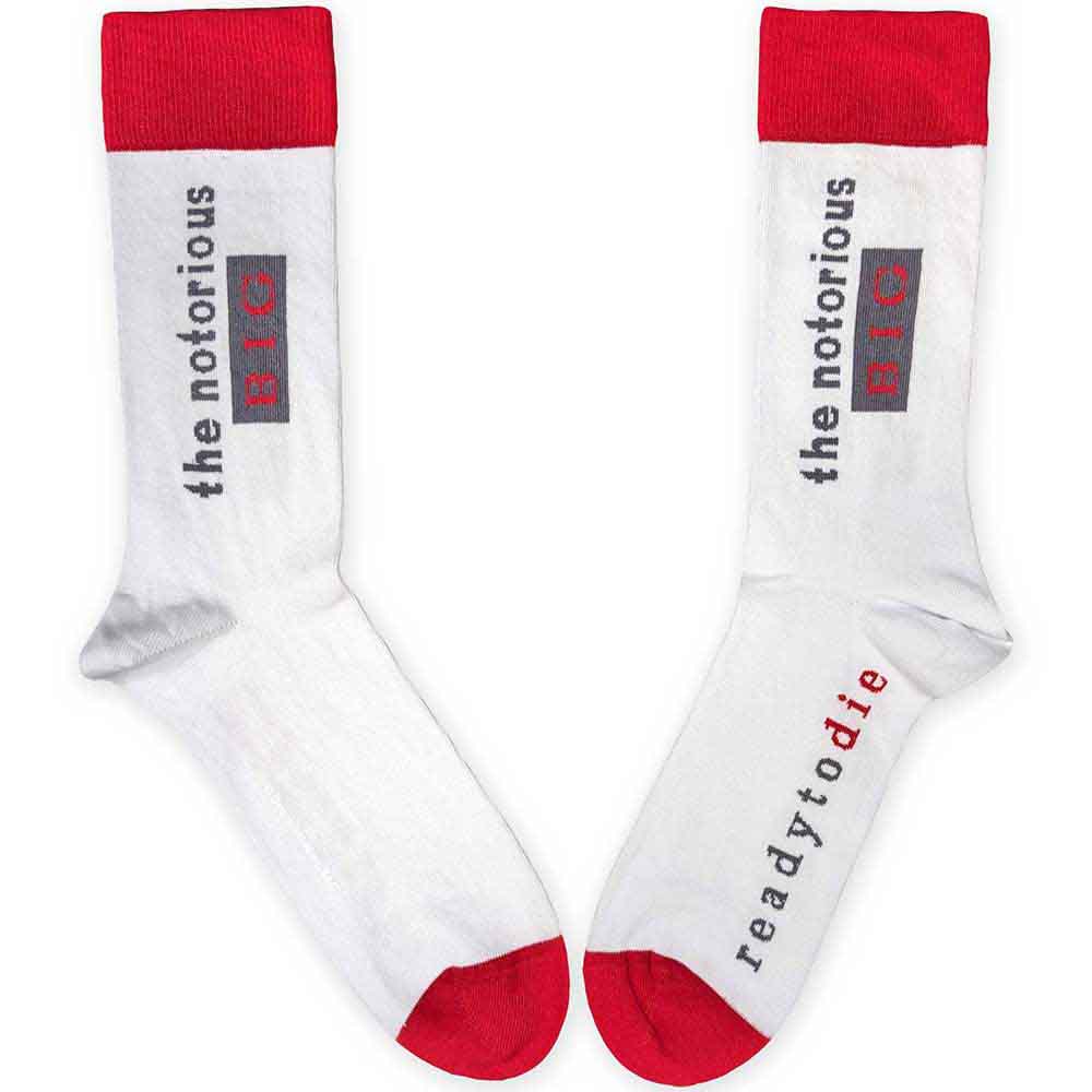 Biggie Smalls - Ready To Die - Socks White