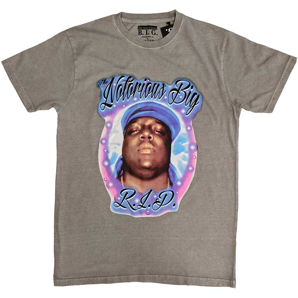 Biggie Smalls - RIP Airbrush - Grey