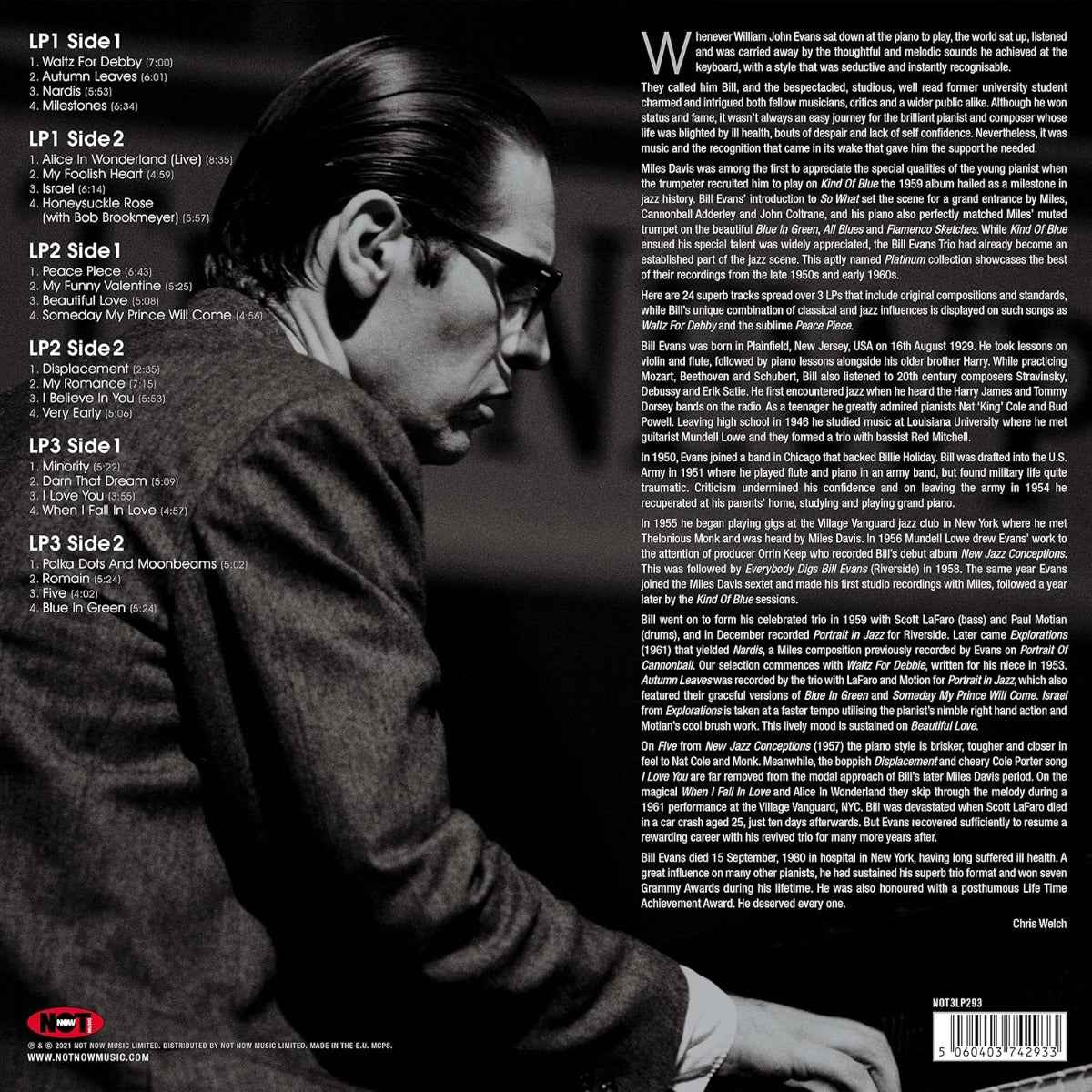 Bill Evans - Platinum Jazz (Silver Vinyl) [Import] (3 Lp's) - Vinyl