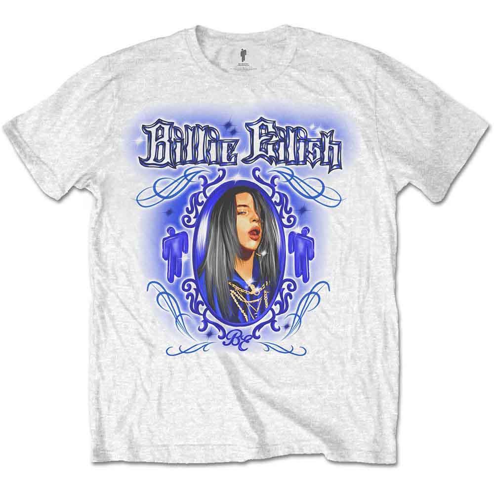 Billie Eilish - Airbrush - T-Shirt White