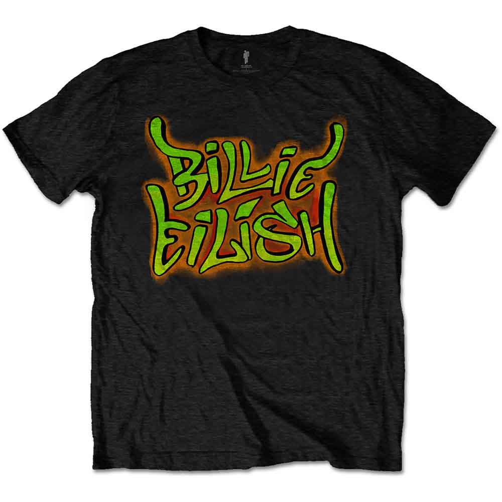 Billie Eilish - Graffiti - T-Shirt Black