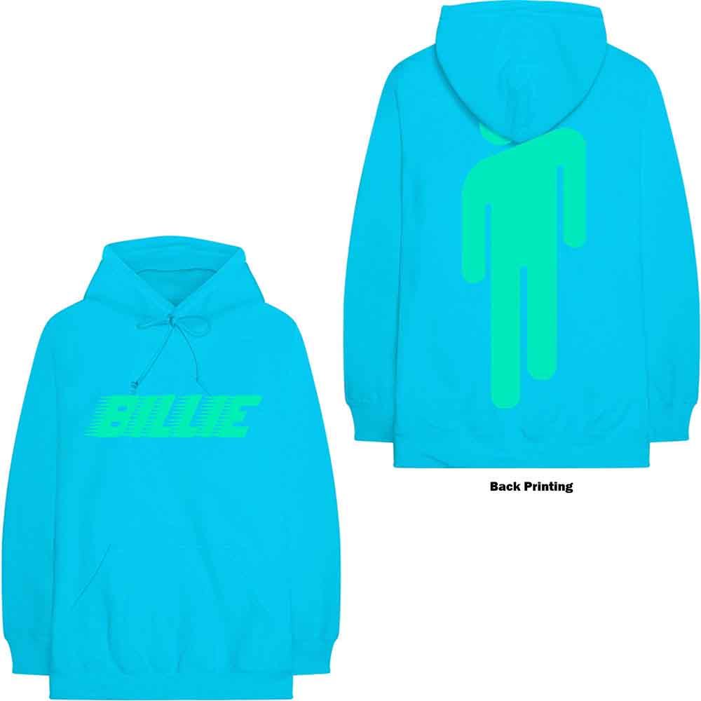 Billie Eilish - Logo & Blohsh - Sweatshirt Blue