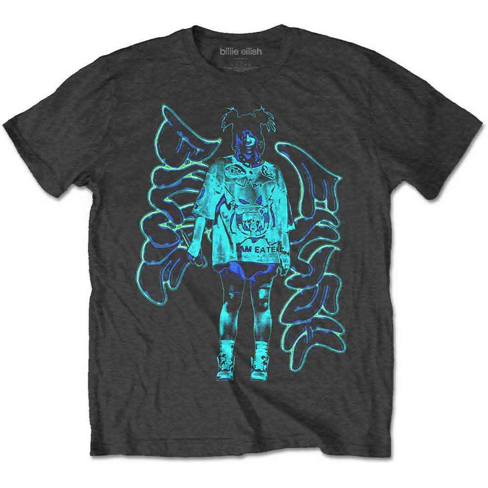 Billie Eilish - Neon Graffiti Logo - T-Shirt