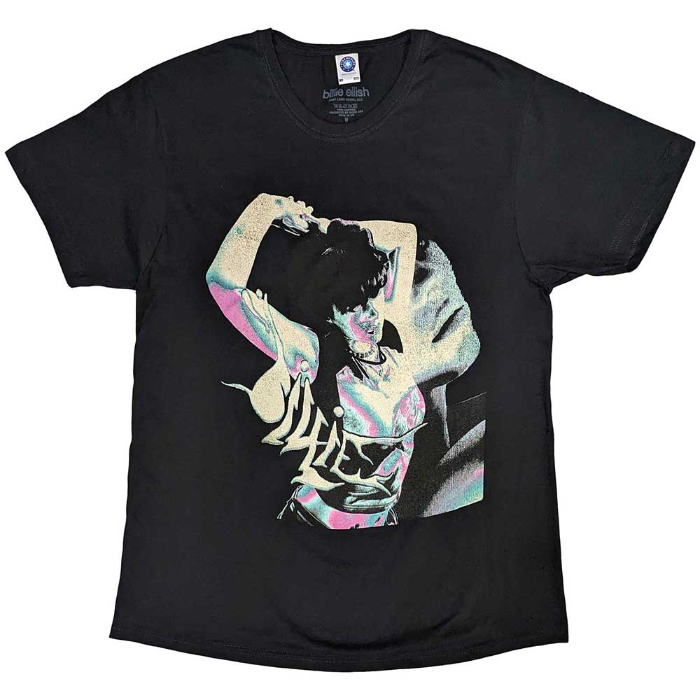 Billie Eilish - Portrait - T-Shirt Grey