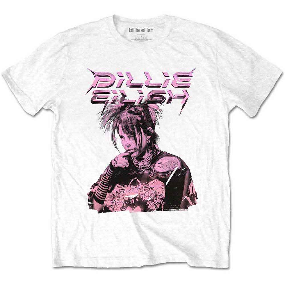 Billie Eilish - Purple Illustration - T-Shirt