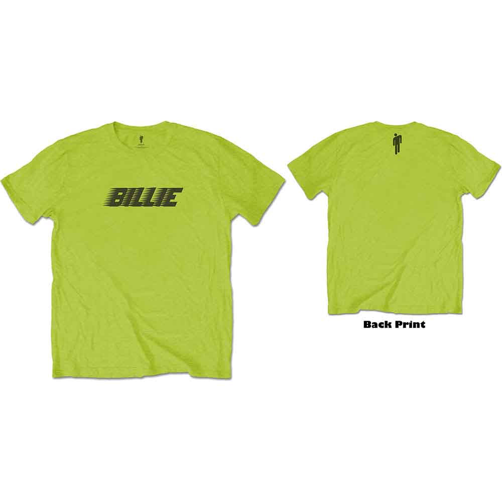 Billie Eilish - Racer Logo & Blohsh - T-Shirt Green
