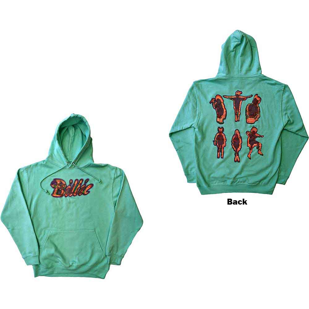 Billie Eilish - Silhouettes - Sweatshirt Green