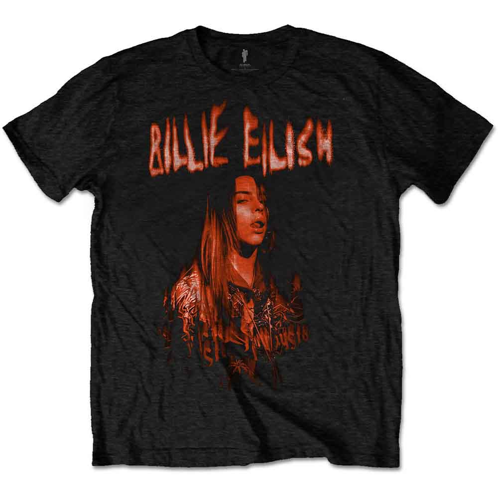 Billie Eilish - Spooky Logo - T-Shirt Black