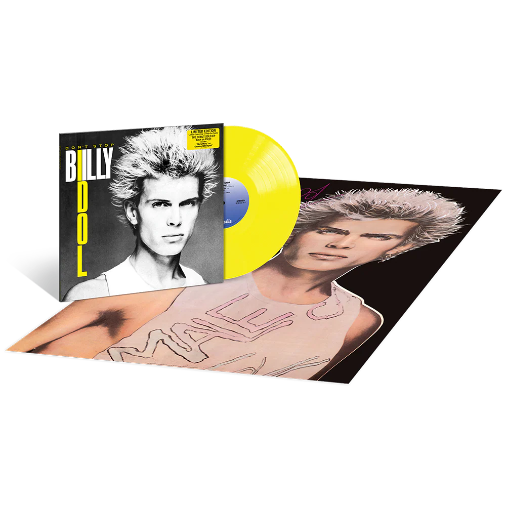 Billy Idol - Don't Stop (Extended Play) (Limited Edition, "Lemon Jelly" Colored Vinyl) - Vinyl