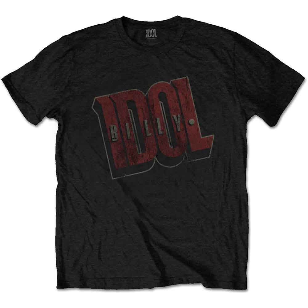 Billy Idol - Vintage Logo - T-Shirt Black