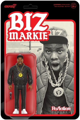Biz Markie - Super7 - Biz Markie ReAction Wave 1 - Biz (Collectible, Figure, Action Figure) - Action Figure