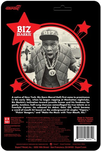 Biz Markie - Super7 - Biz Markie ReAction Wave 1 - Biz (Collectible, Figure, Action Figure) - Action Figure