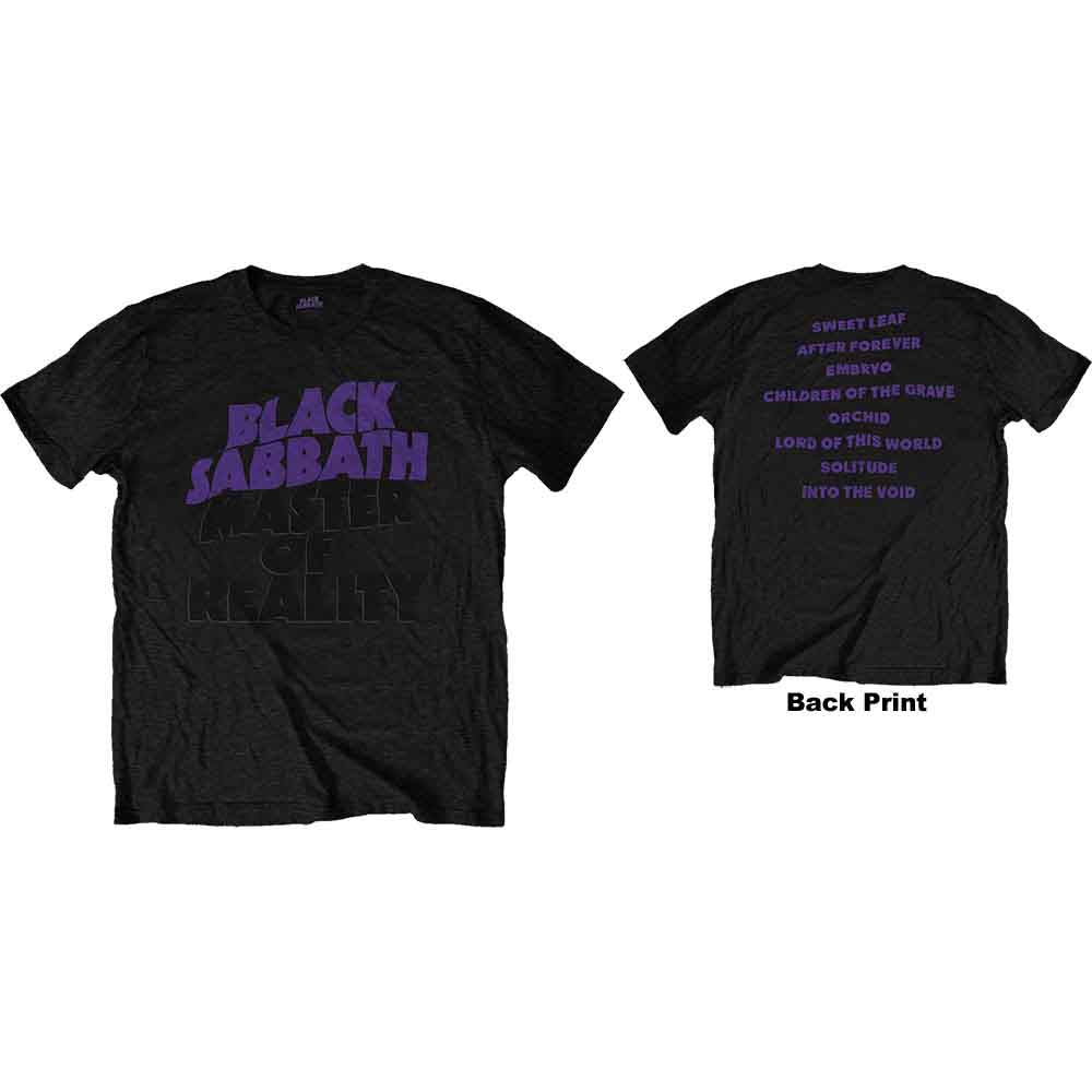 Black Sabbath - Masters of Reality Album - T-Shirt Black