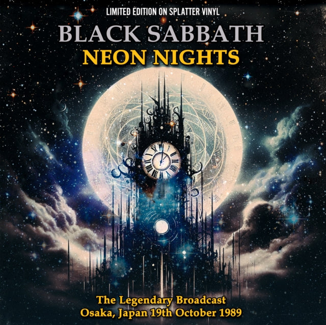 Black Sabbath - Neon Nights: Japan 1989 (Black & Red Splatter Vinyl) [Import] - Vinyl