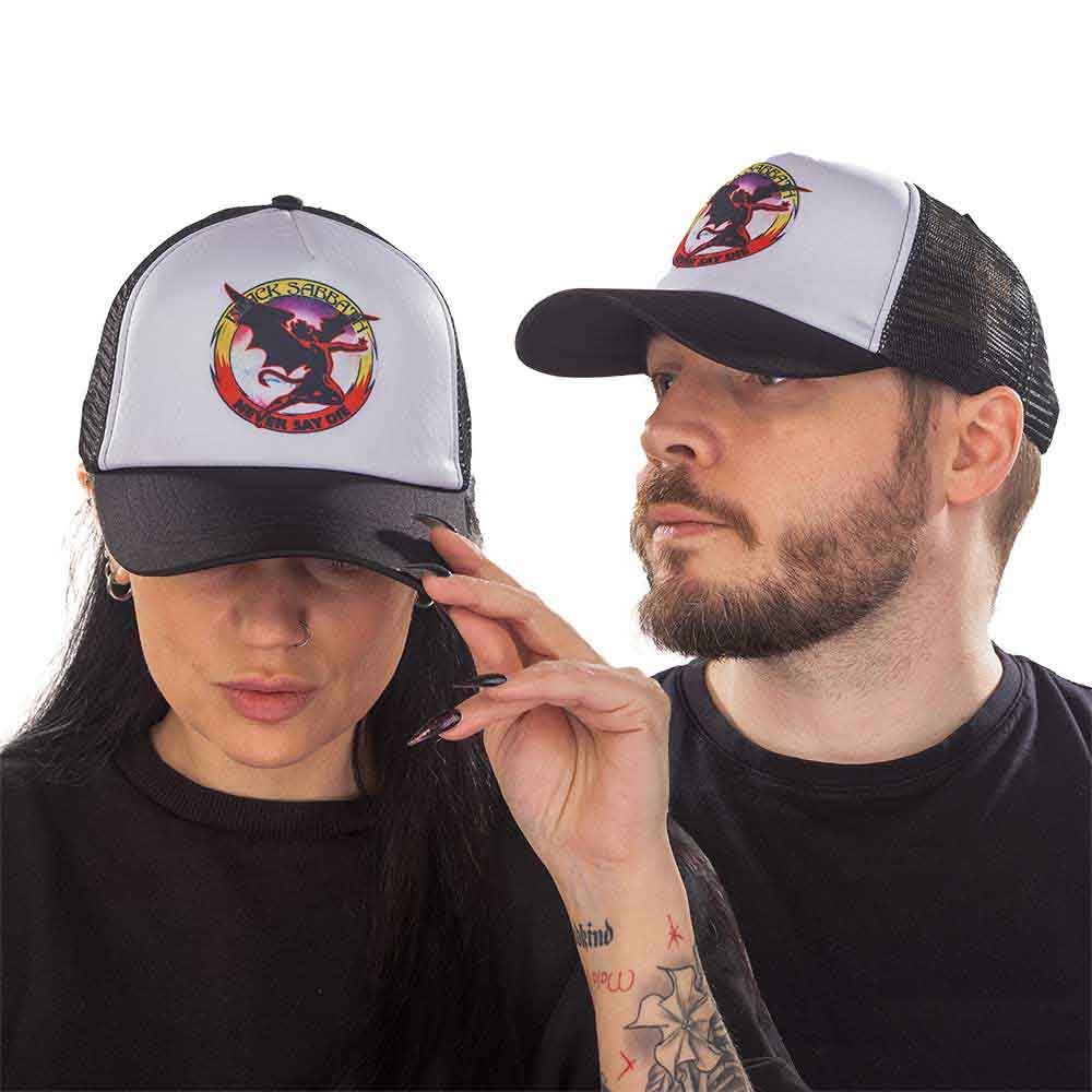 Black Sabbath - Never Say Die - Hat Black, White